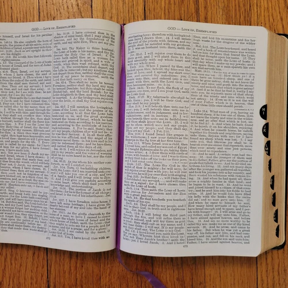 Naves Topical Bible Leather Bound Digest Of The Holy Scriptures Southwestern 196